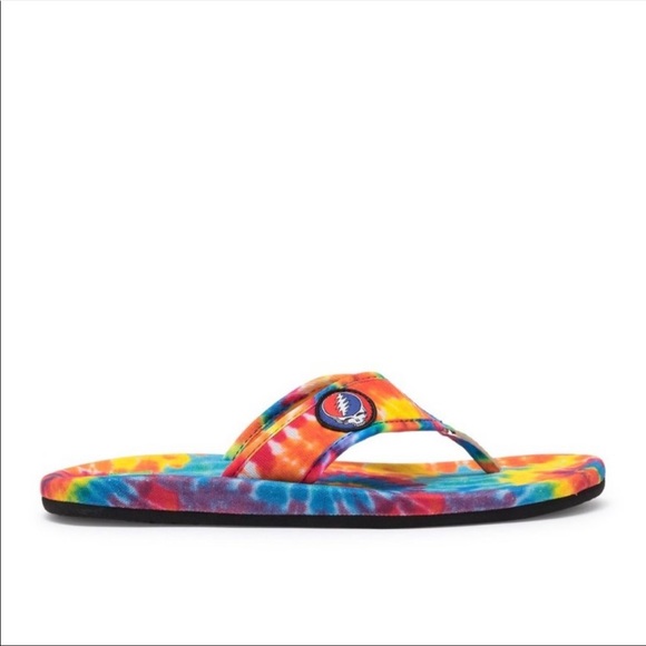 sanuk grateful dead flip flops